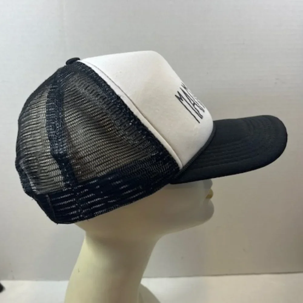Mama Bear Mesh Black White Baseball Trucker Style Adjustable Hat Cap
